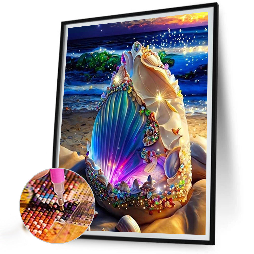 Conch - Full Square Drill Diamond Painting 30*40CM