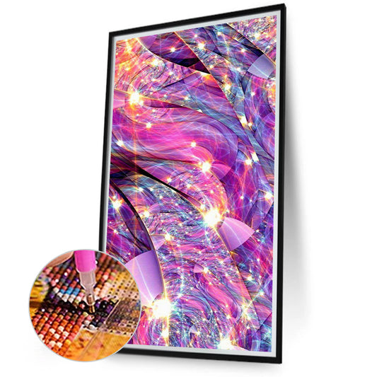 Purple Streamer - Full Round Drill Diamond Painting 40*70CM