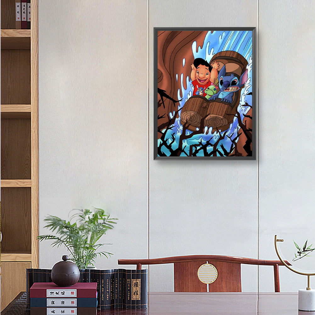 Stitch - Full Round Drill Diamond Painting 30*40CM
