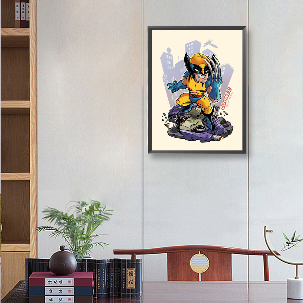 Wolverine - Full Round Drill Diamond Painting 30*40CM