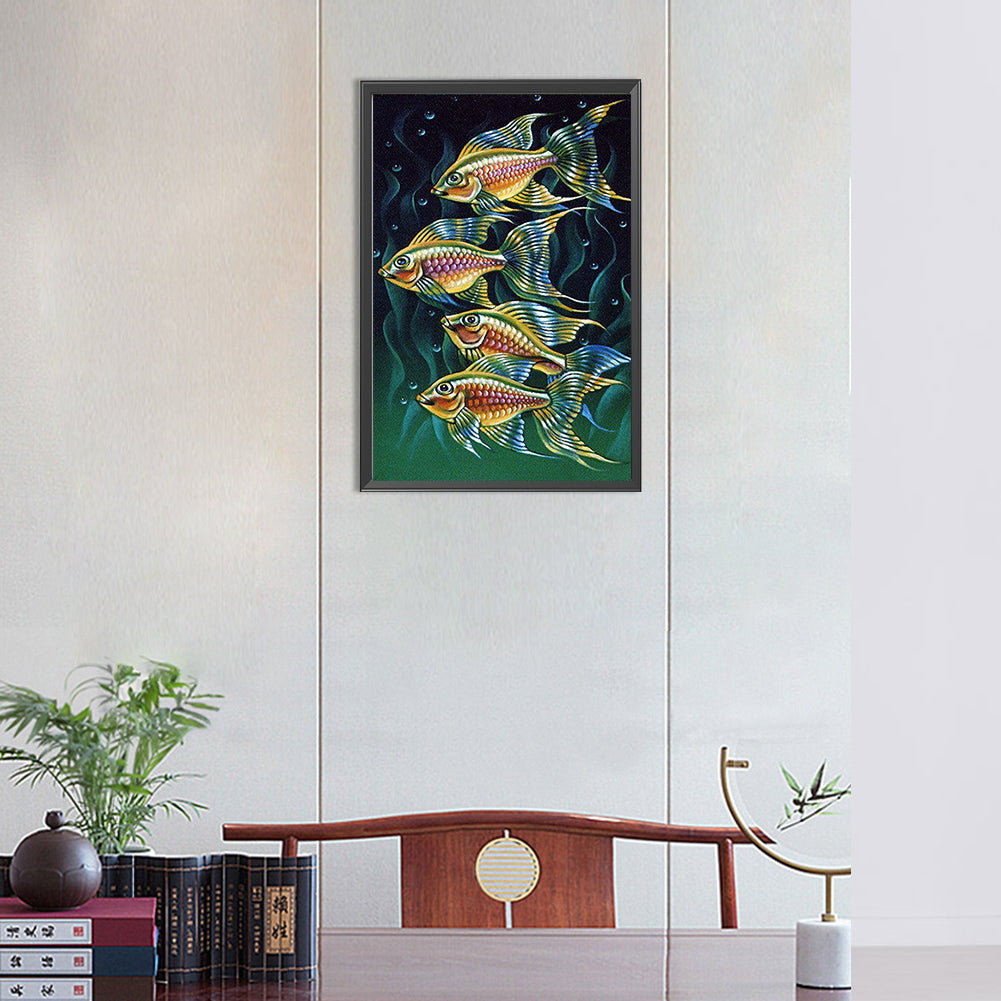 Ocean World - Full Round Drill Diamond Painting 30*45CM