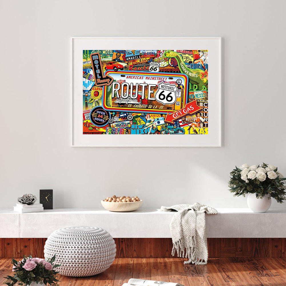 Billboard Collection - Full Round Drill Diamond Painting 40*30CM