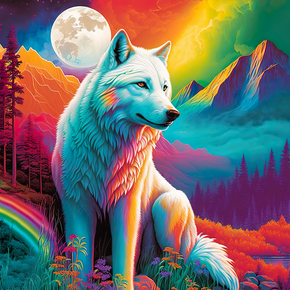 Color Wolf - Full Round Drill Diamond Painting 30*30CM