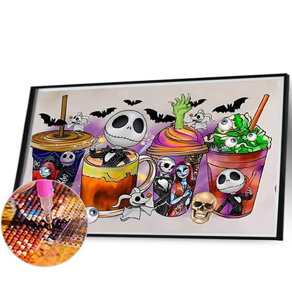 Corpse Bride Cup - Full Round Drill Diamond Painting 45*30CM