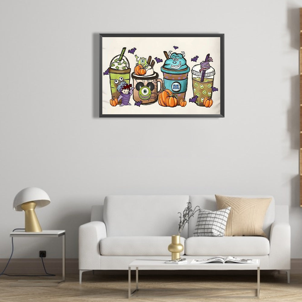 Monsters Inc Mug - Full Round Drill Diamond Painting 50*30CM