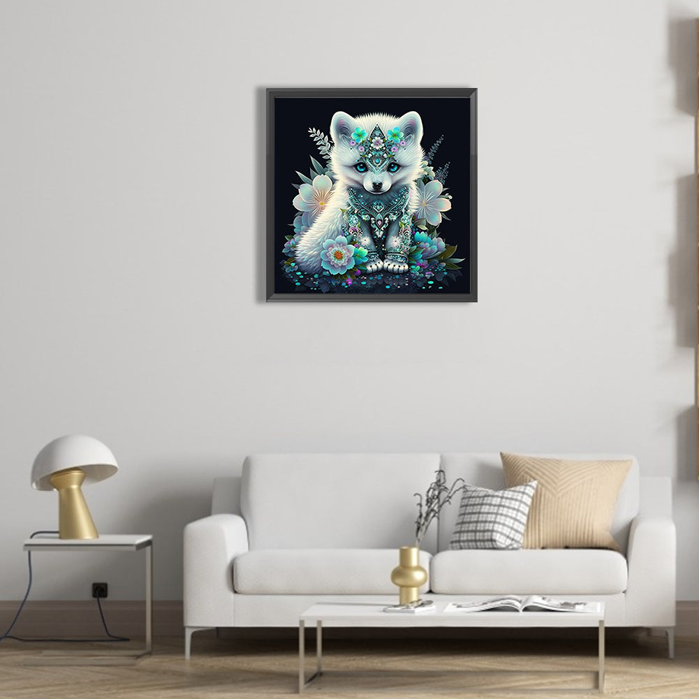 Bejeweled Puppy - Full Round Drill Diamond Painting 50*50CM
