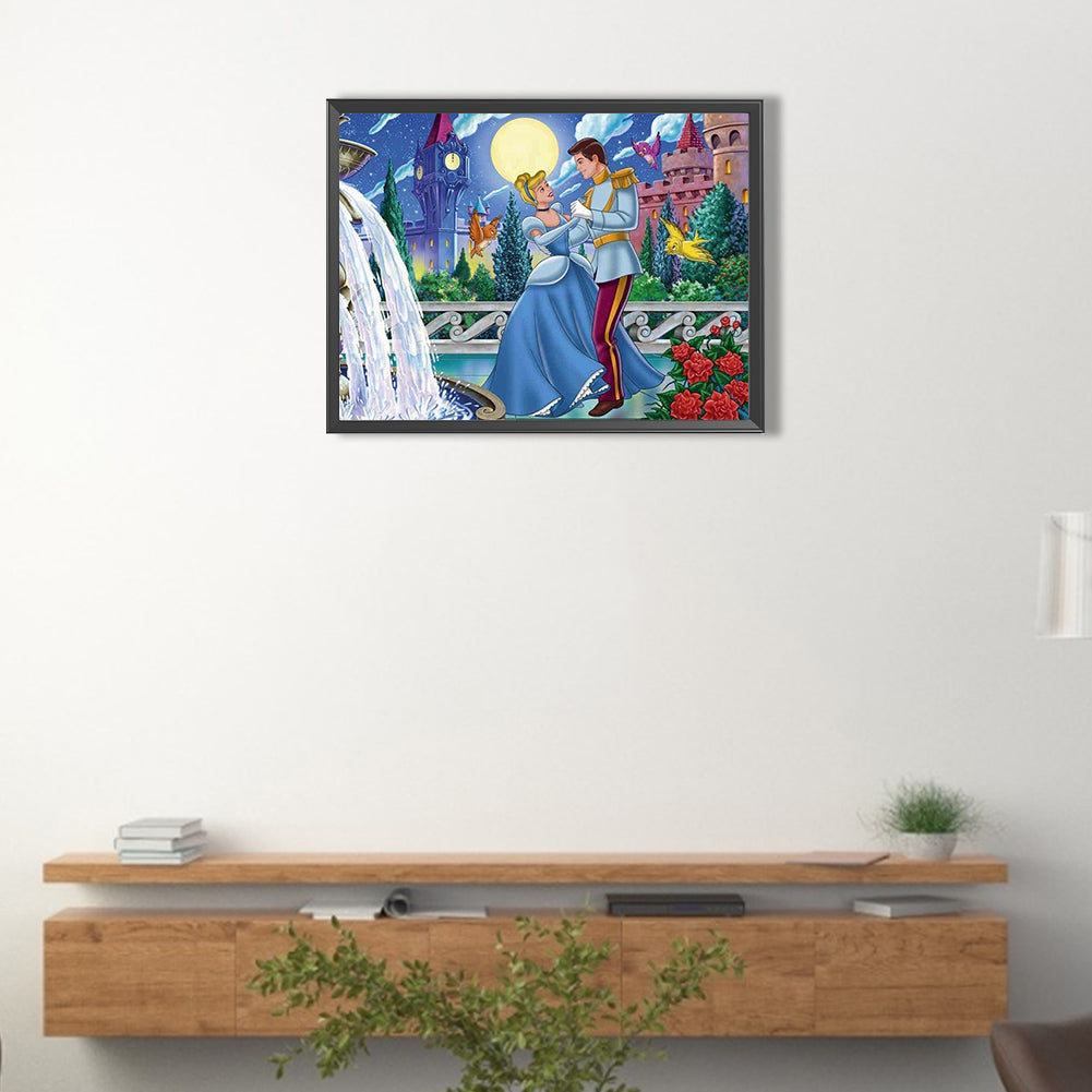 Dancing Princess And Prince - Full Round Drill Diamond Painting 40*30CM