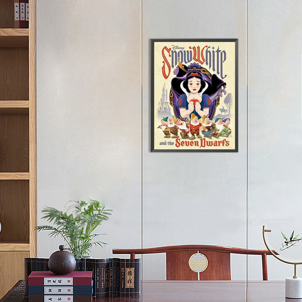 Snow White - Full Round Drill Diamond Painting 30*40CM