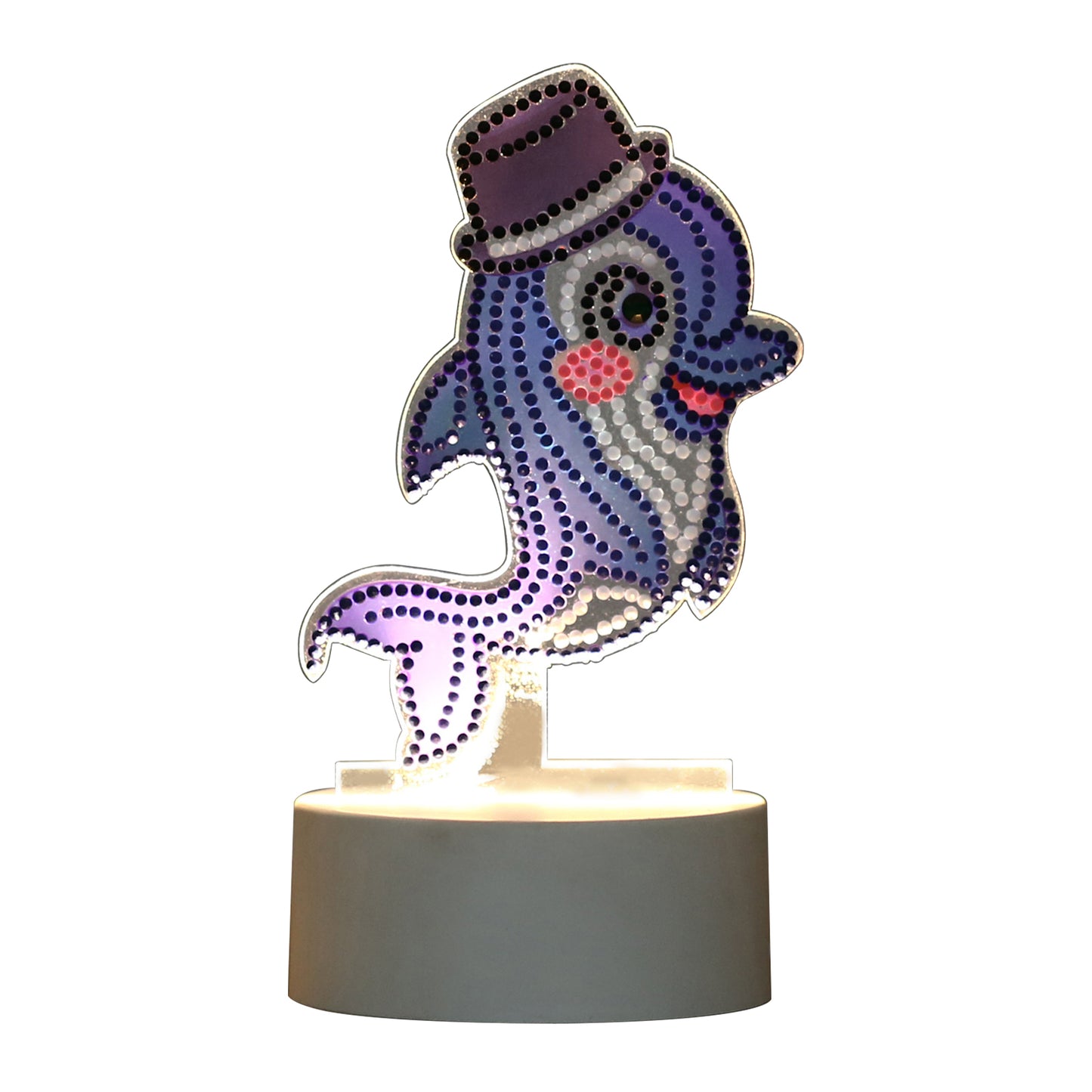 DIY Diamond Painting LED Night Light Cross Stitch Crystal for Bedroom Home Decor