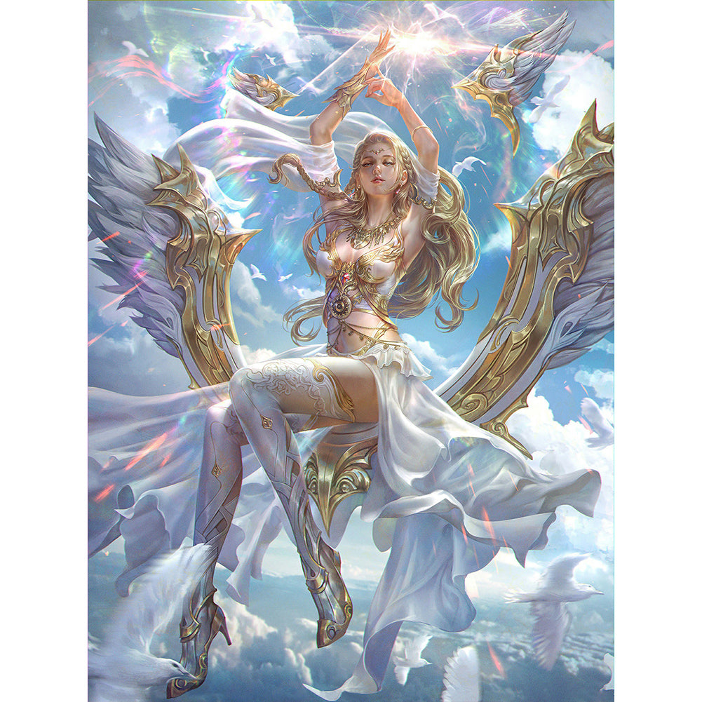 Cartoon Girl - Full Round Drill Diamond Painting 30*40CM
