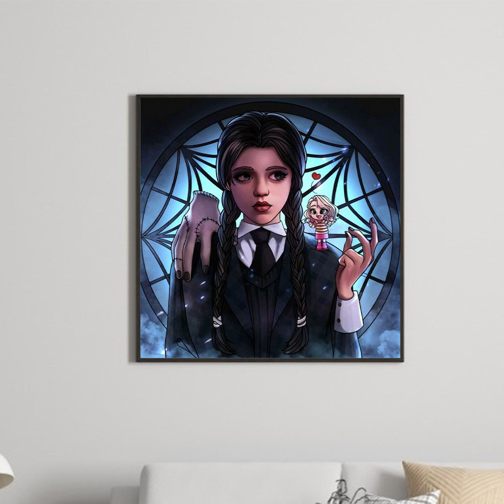 Wednesday Adams - Full Round Drill Diamond Painting 40*40CM