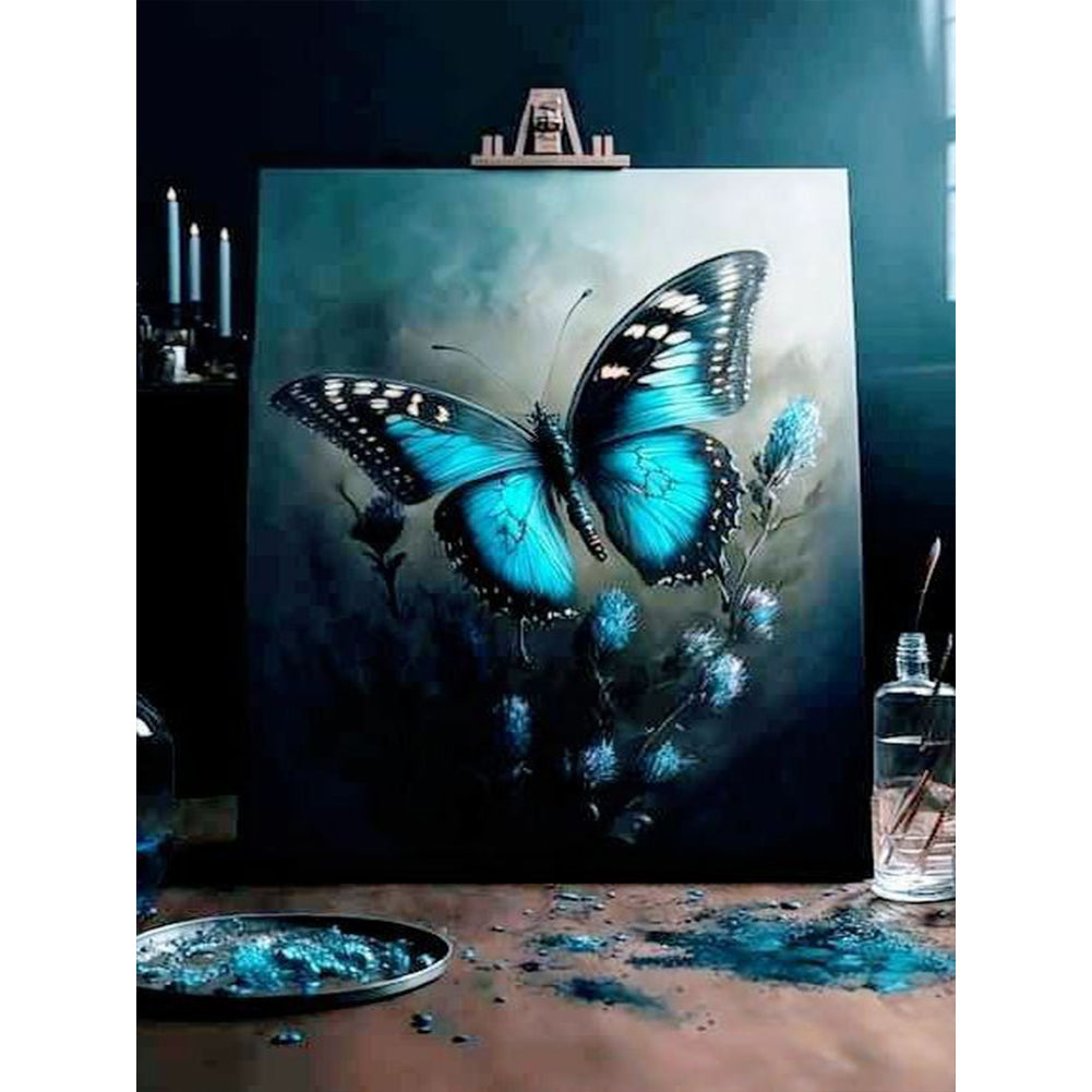 Beautiful Butterfly Paintings - Full Round Drill Diamond Painting 30*40CM