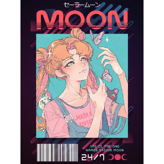 Sailor Moon - Full Round Drill Diamond Painting 30*40CM