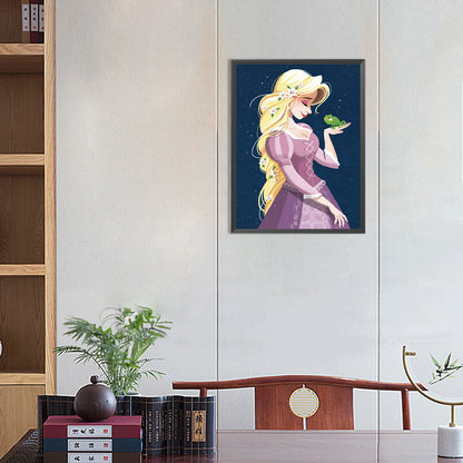 Princess Rapunzel - Full Round Drill Diamond Painting 30*40CM