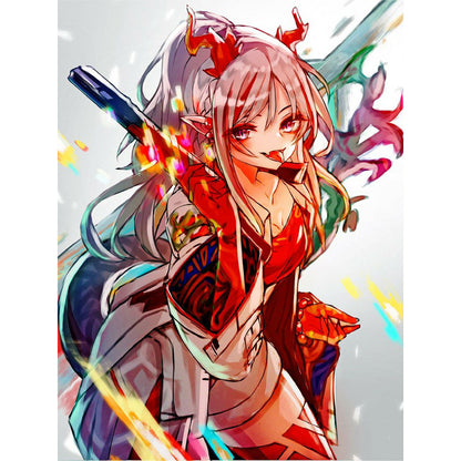 Anime Goddess - Full Round Drill Diamond Painting 40*50CM