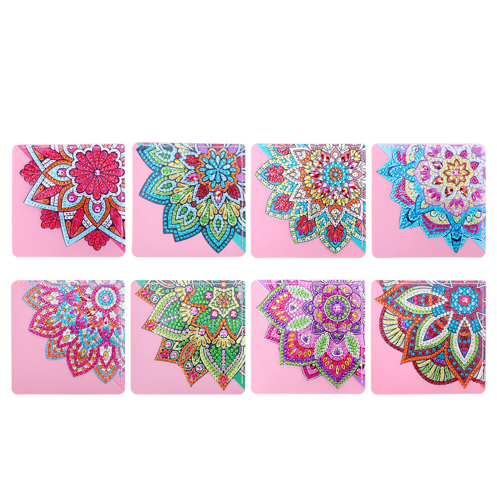 DIY Diamond Art Bookmarks Art Craft 5D Leather Triangle for Beginner Adults Kids