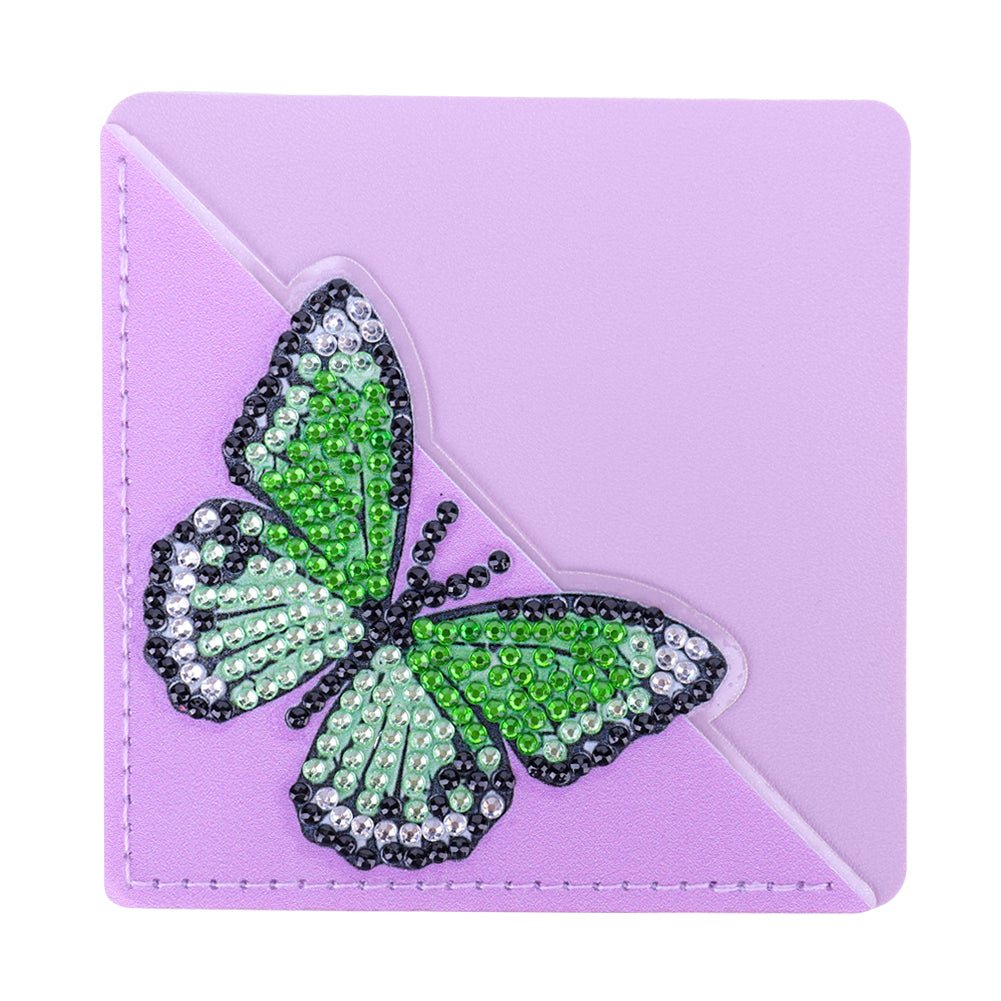 DIY Diamond Art Bookmarks Art Craft 5D Leather Triangle for Beginner Adults Kids