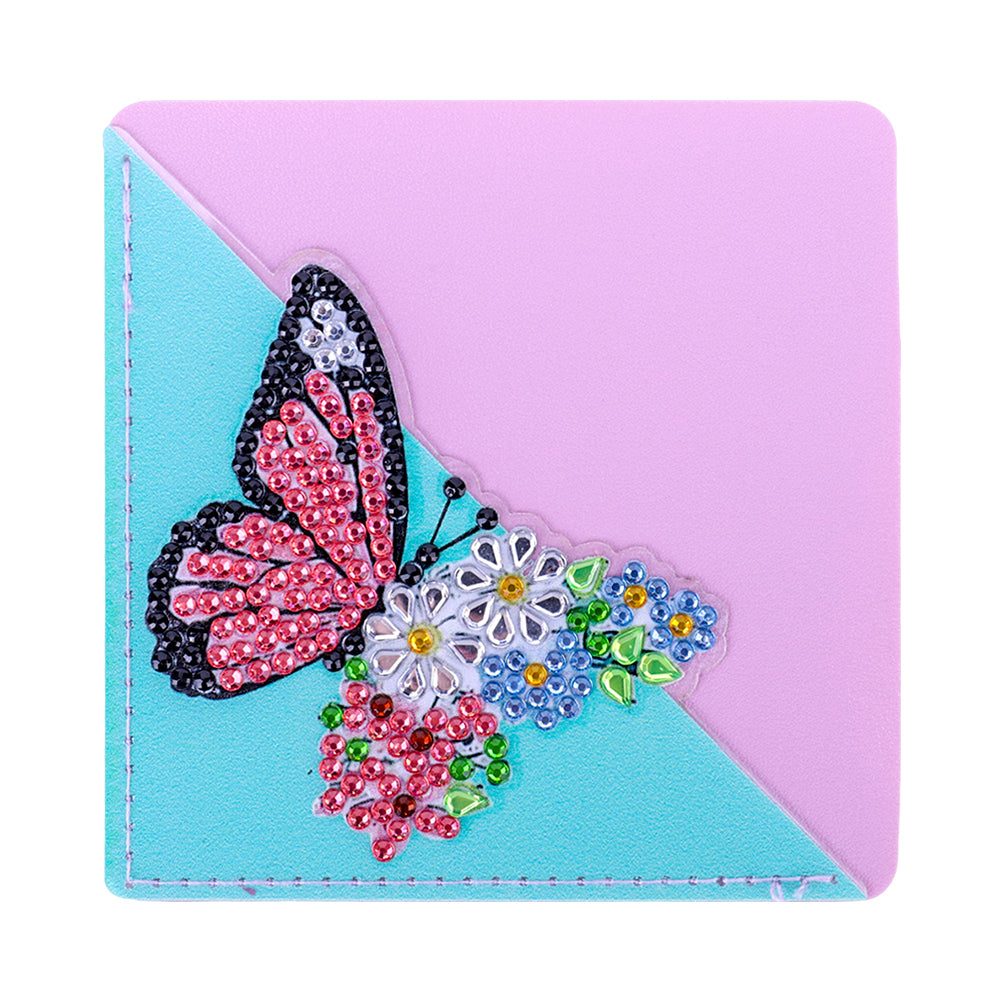 DIY Diamond Art Bookmarks Art Craft 5D Leather Triangle for Beginner Adults Kids