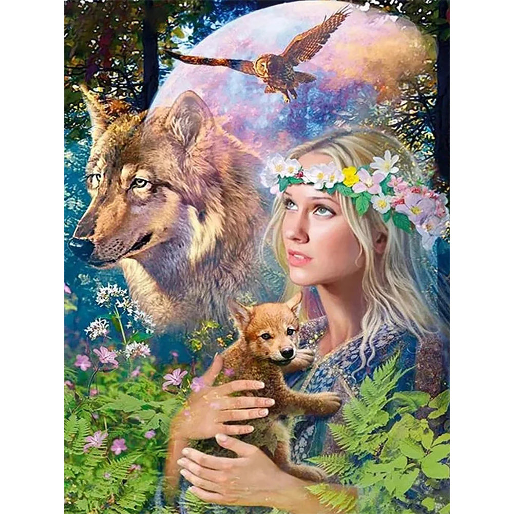 Wilderness Escape - Full Round Drill Diamond Painting 30*40CM