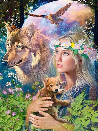 Wilderness Escape - Full Round Drill Diamond Painting 30*40CM