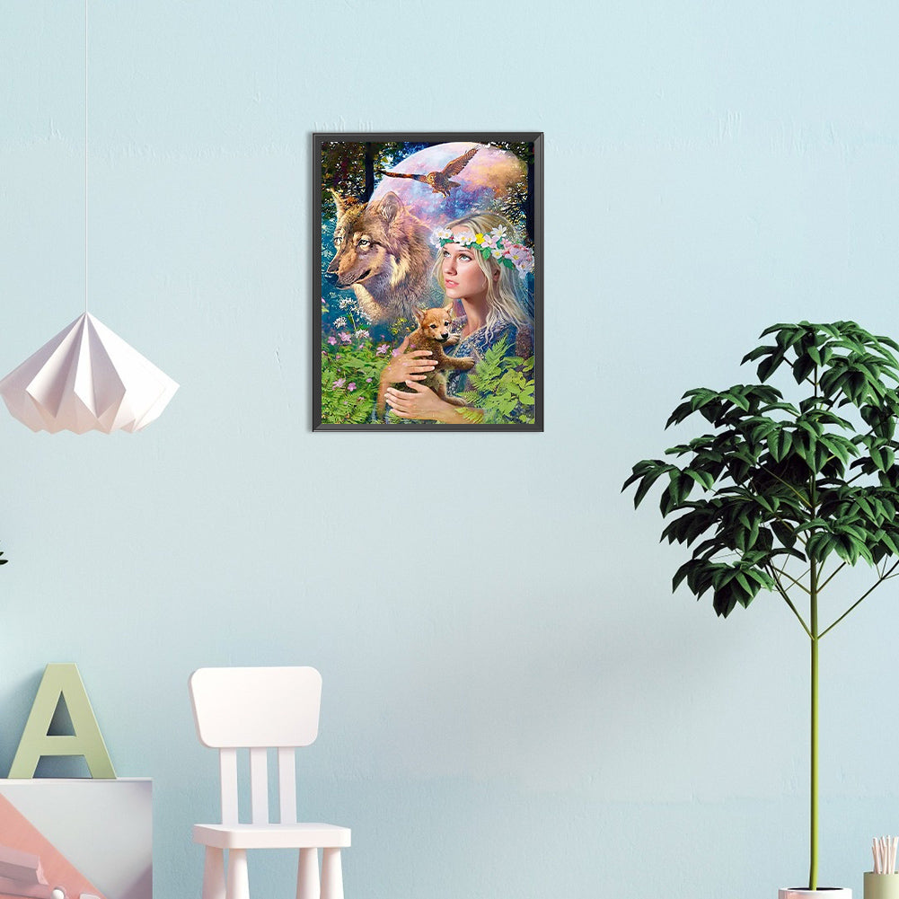 Wilderness Escape - Full Round Drill Diamond Painting 30*40CM