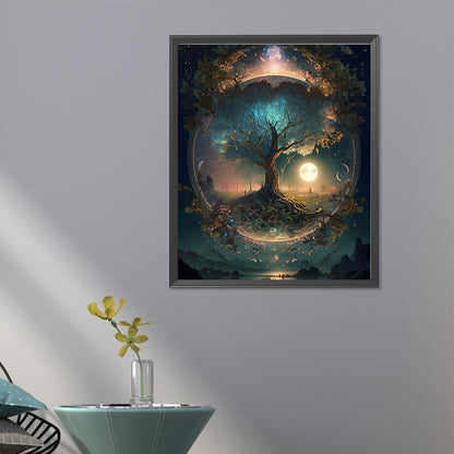 Life Tree - Full Round Drill Diamond Painting 45*55CM