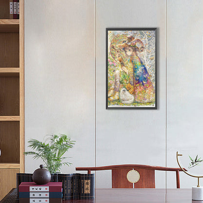 Illustration - Full Round Drill Diamond Painting 30*50CM