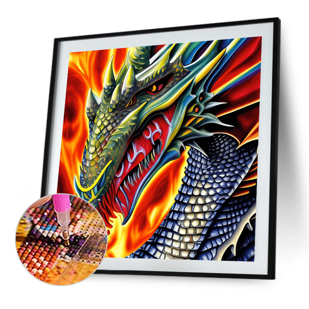 Charizard - Full Round Drill Diamond Painting 40*40CM