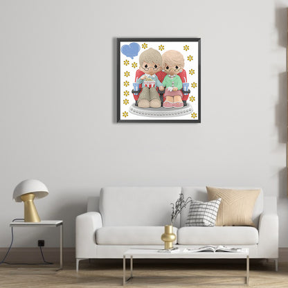 Precious Moment Doll - Special Shaped Drill Diamond Painting 30*30CM