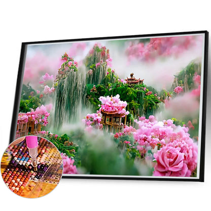 Rose Manor - Full Round Drill Diamond Painting 60*40CM