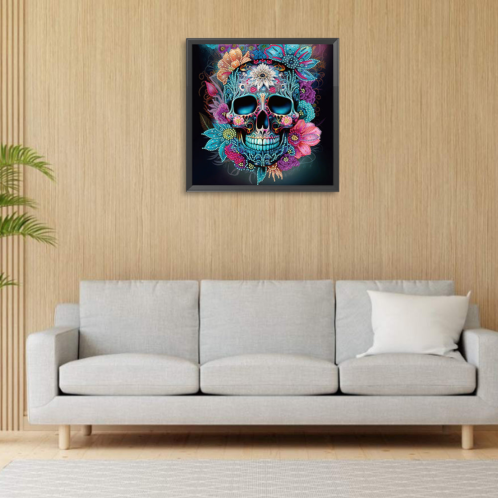 Personalized Skull - Special Shaped Drill Diamond Painting 30*30CM