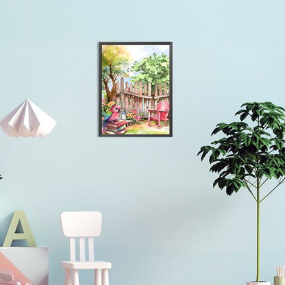 Parrot - Full Round Drill Diamond Painting 30*40CM