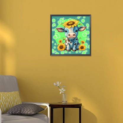 Calf - Full Round Drill Diamond Painting 30*30CM