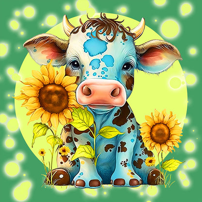Calf - Full Round Drill Diamond Painting 30*30CM