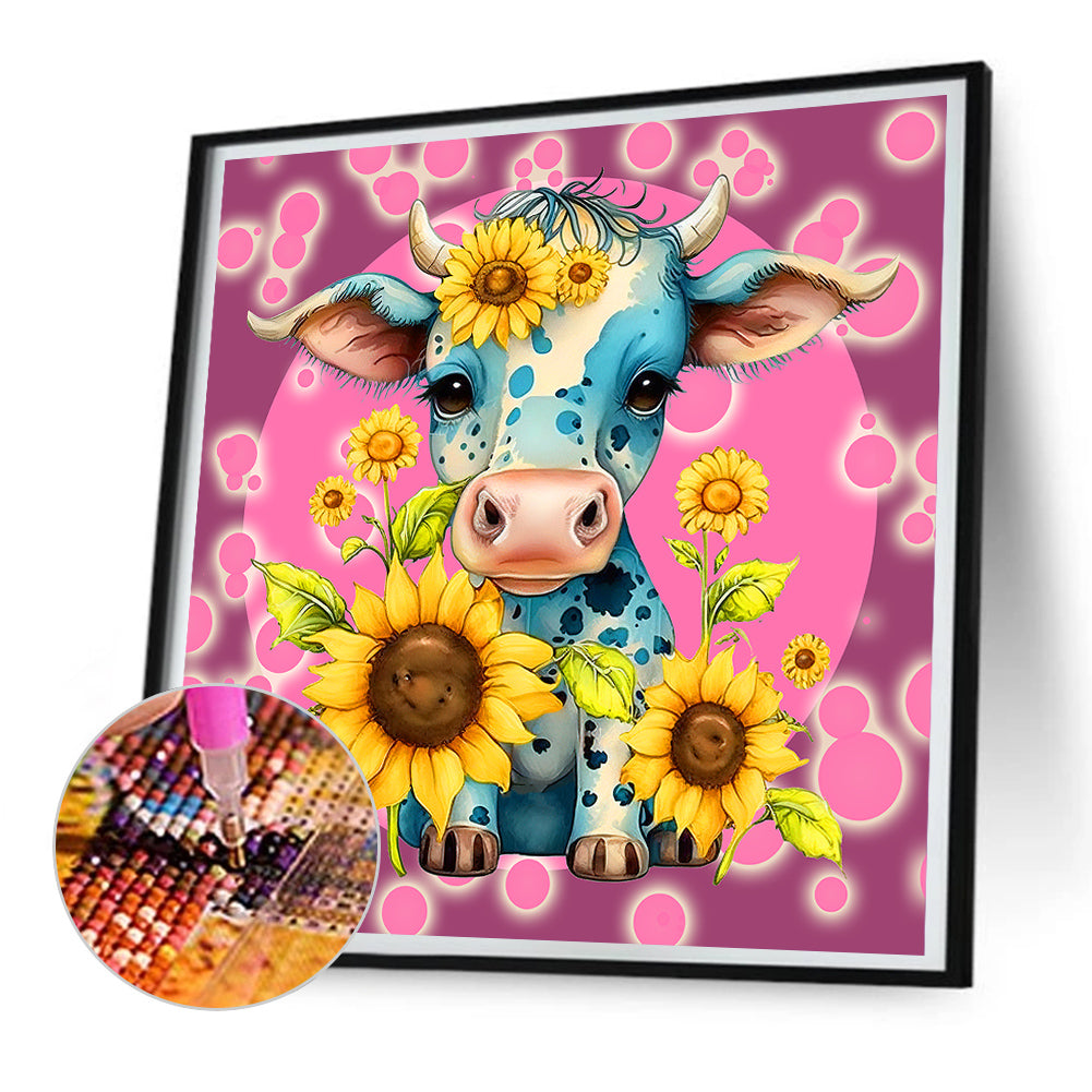 Calf - Full Round Drill Diamond Painting 30*30CM