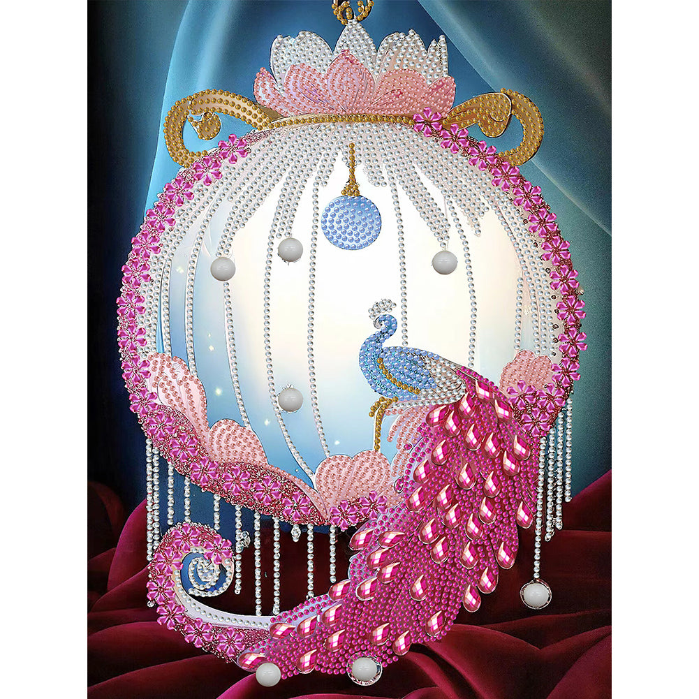 Peacock Pendant - Special Shaped Drill Diamond Painting 30*40CM
