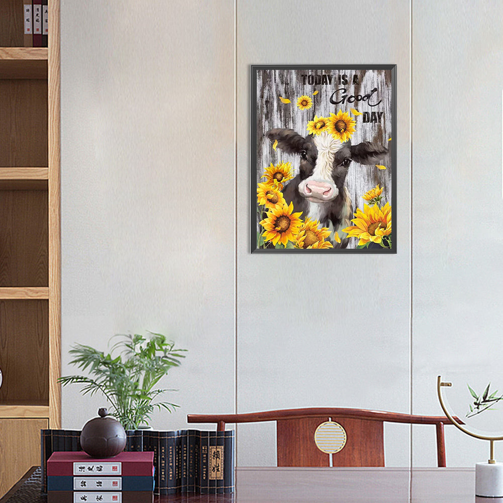 The Cow - Full Round Drill Diamond Painting 30*40CM