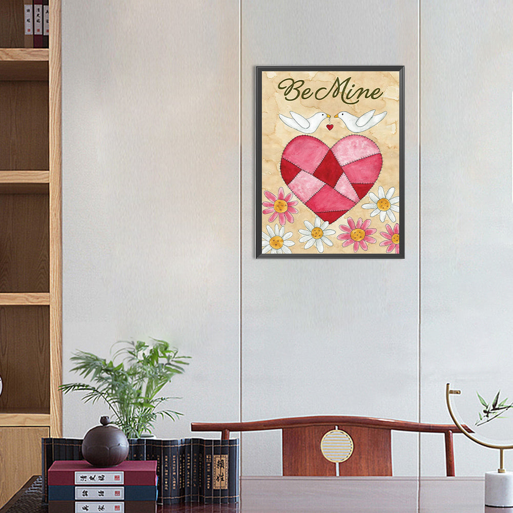 Love - Full Round Drill Diamond Painting 30*40CM