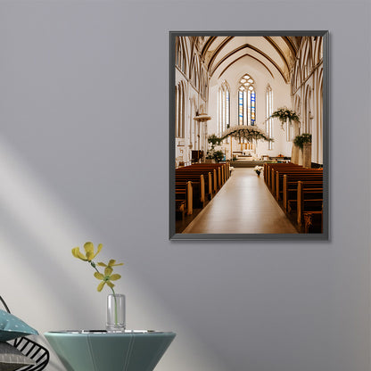Church Decoration For Wedding - Full Round Drill Diamond Painting 40*60CM