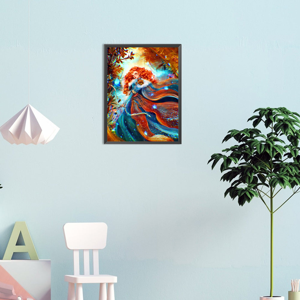 Merida - Full Round Drill Diamond Painting 30*40CM