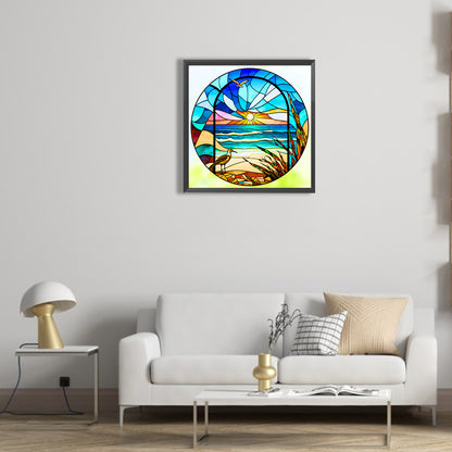 Seaside - Full Round Drill Diamond Painting 30*30CM
