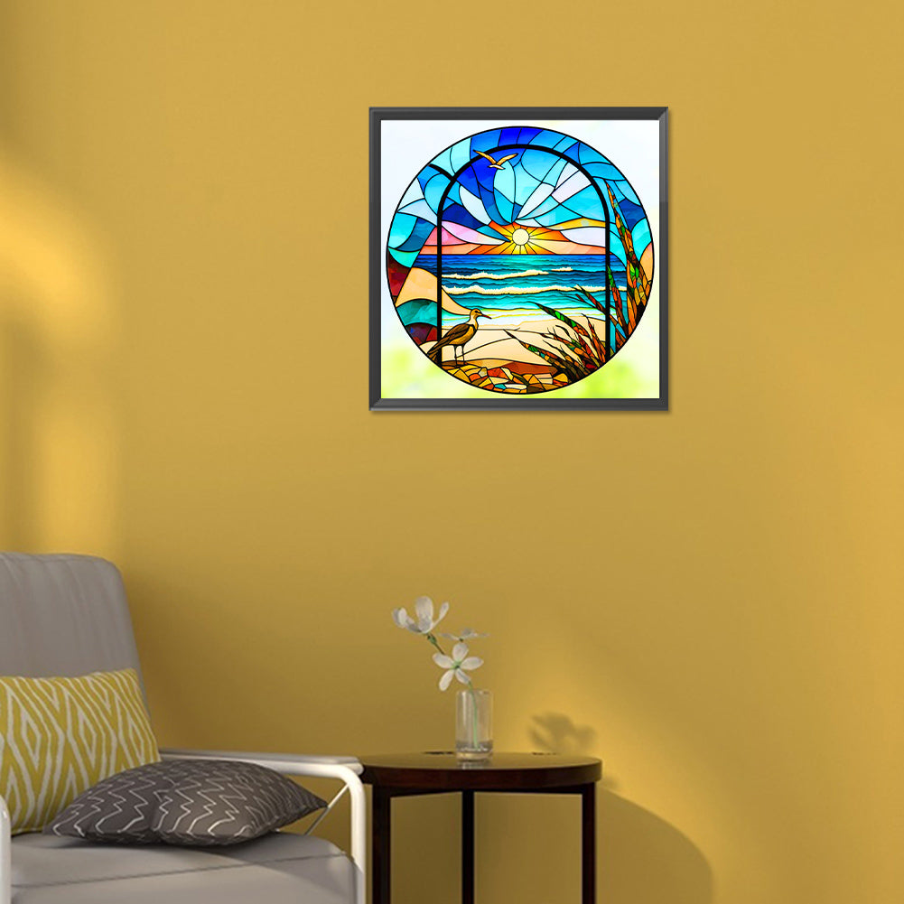 Seaside - Full Round Drill Diamond Painting 30*30CM