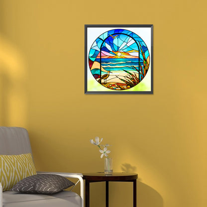 Seaside - Full Round Drill Diamond Painting 30*30CM