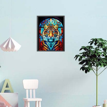 Tiger - Full Round Drill Diamond Painting 30*40CM