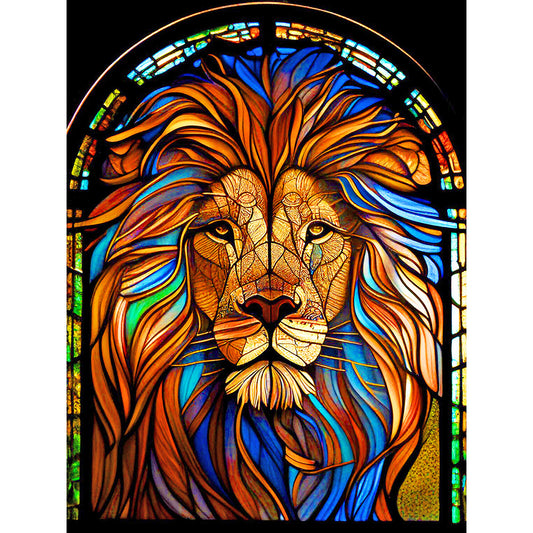 Lion - Full Round Drill Diamond Painting 30*40CM