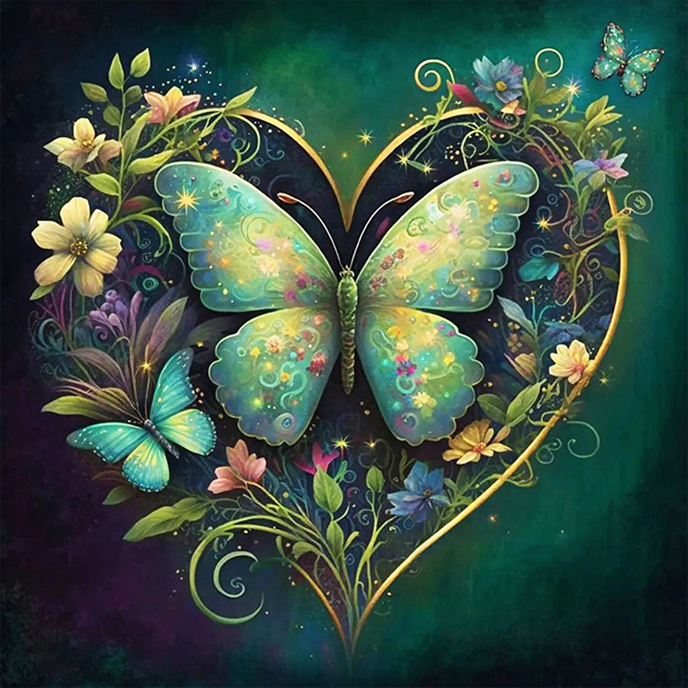 Love Flowers - Full Round Drill Diamond Painting 40*40CM