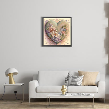 Love Flowers - Full Round Drill Diamond Painting 40*40CM