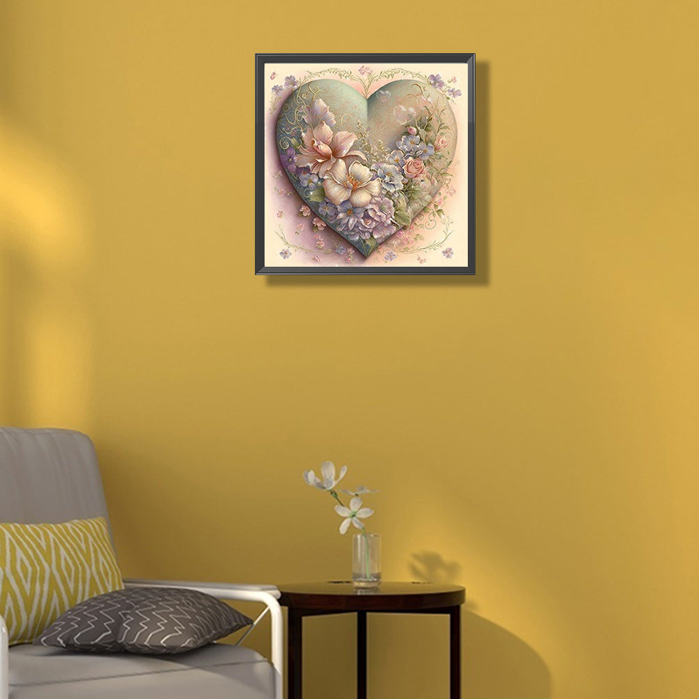 Love Flowers - Full Round Drill Diamond Painting 40*40CM