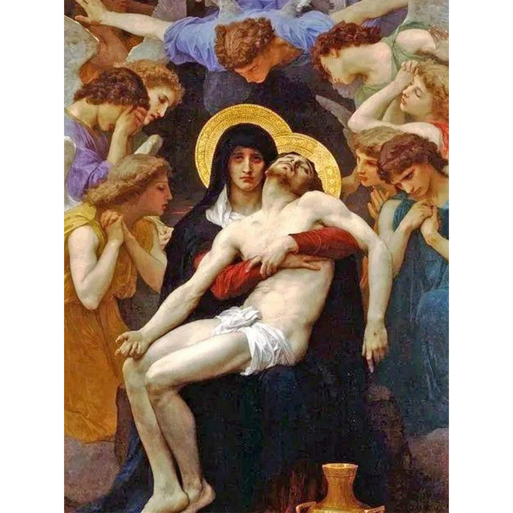Religion - Full Round Drill Diamond Painting 30*40CM