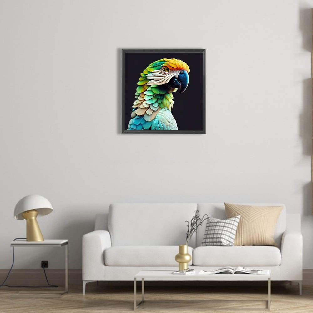 Parrot - Full Round Drill Diamond Painting 40*40CM
